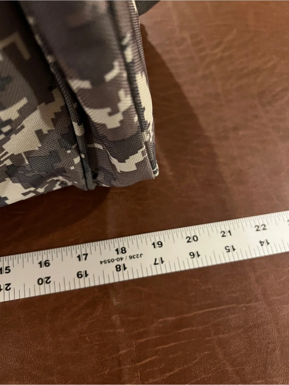 NRA Camo Duffle Travel Bag - 20” x 12” x 9”